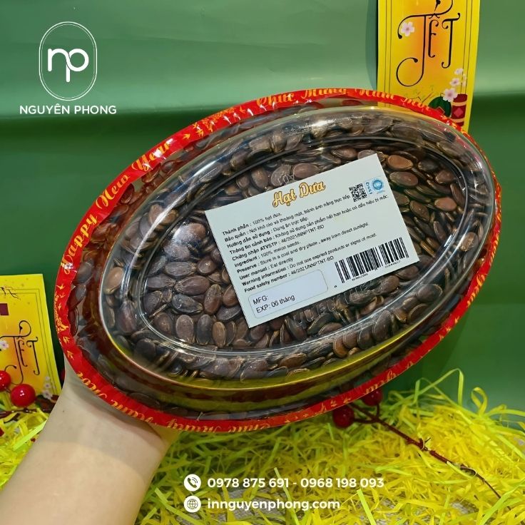 Mẫu tem phụ dán hạt hướng dương 